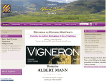 Tablet Screenshot of albertmann.com